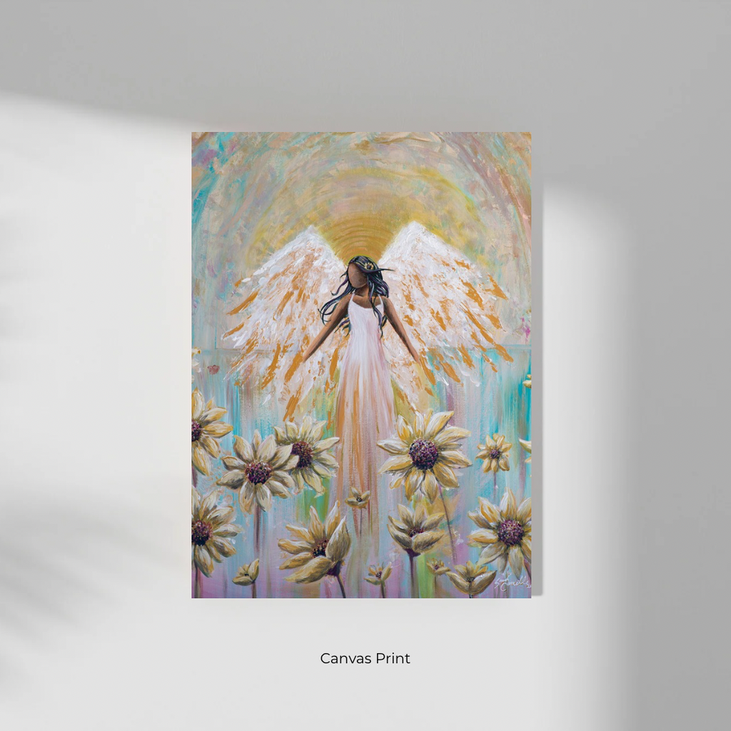 Sunflower Angel Fine Art Print