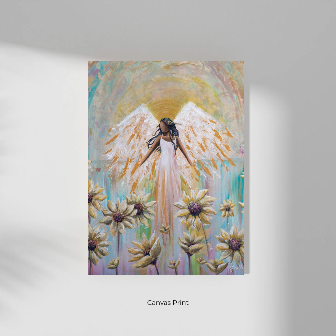 Sunflower Angel Fine Art Print