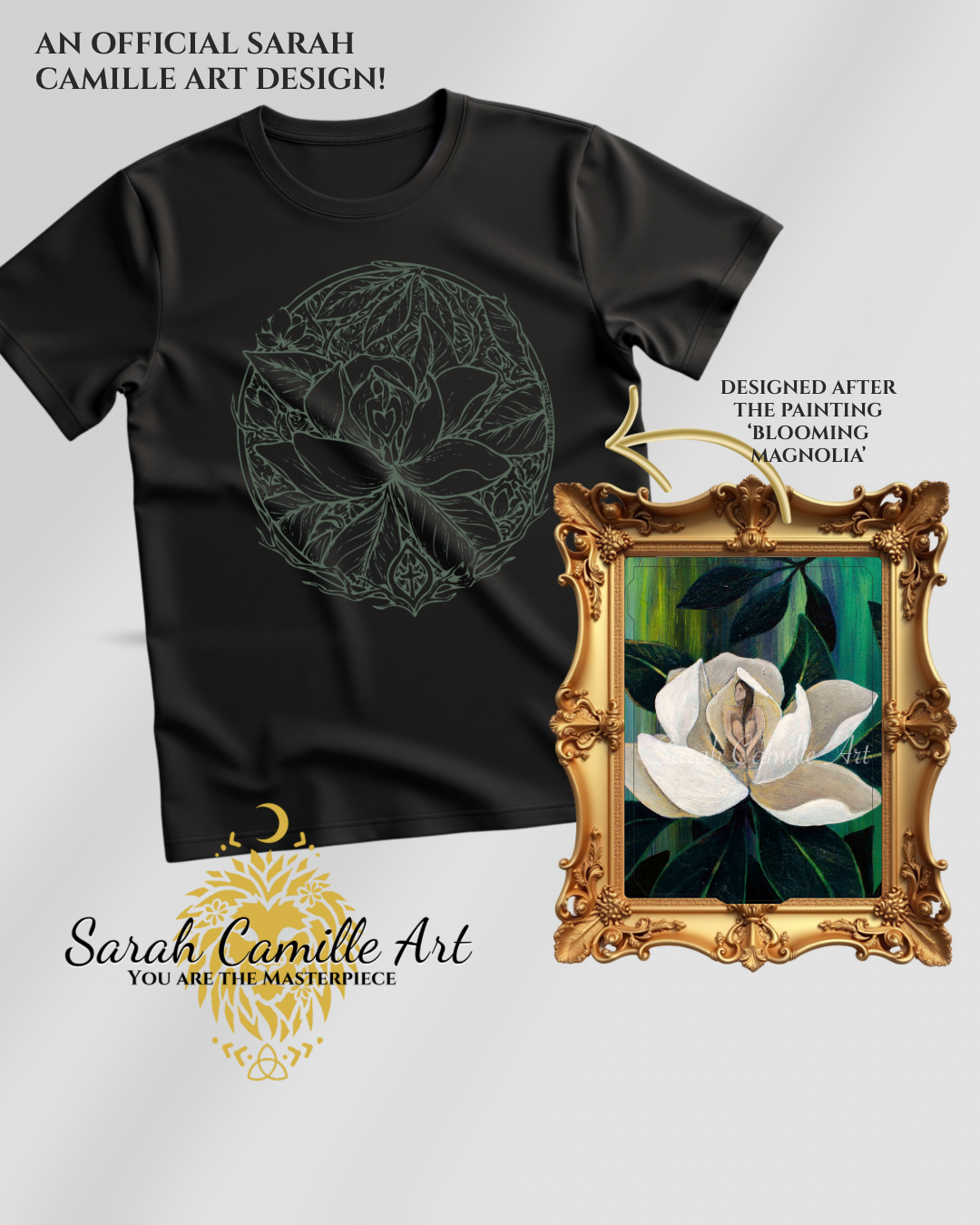 Blooming Magnolia Organic Cotton T-shirt