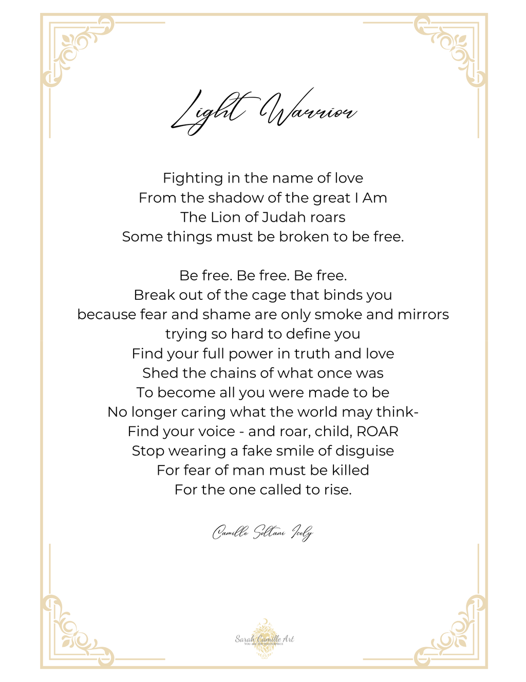 Light Warrior - Original Painting