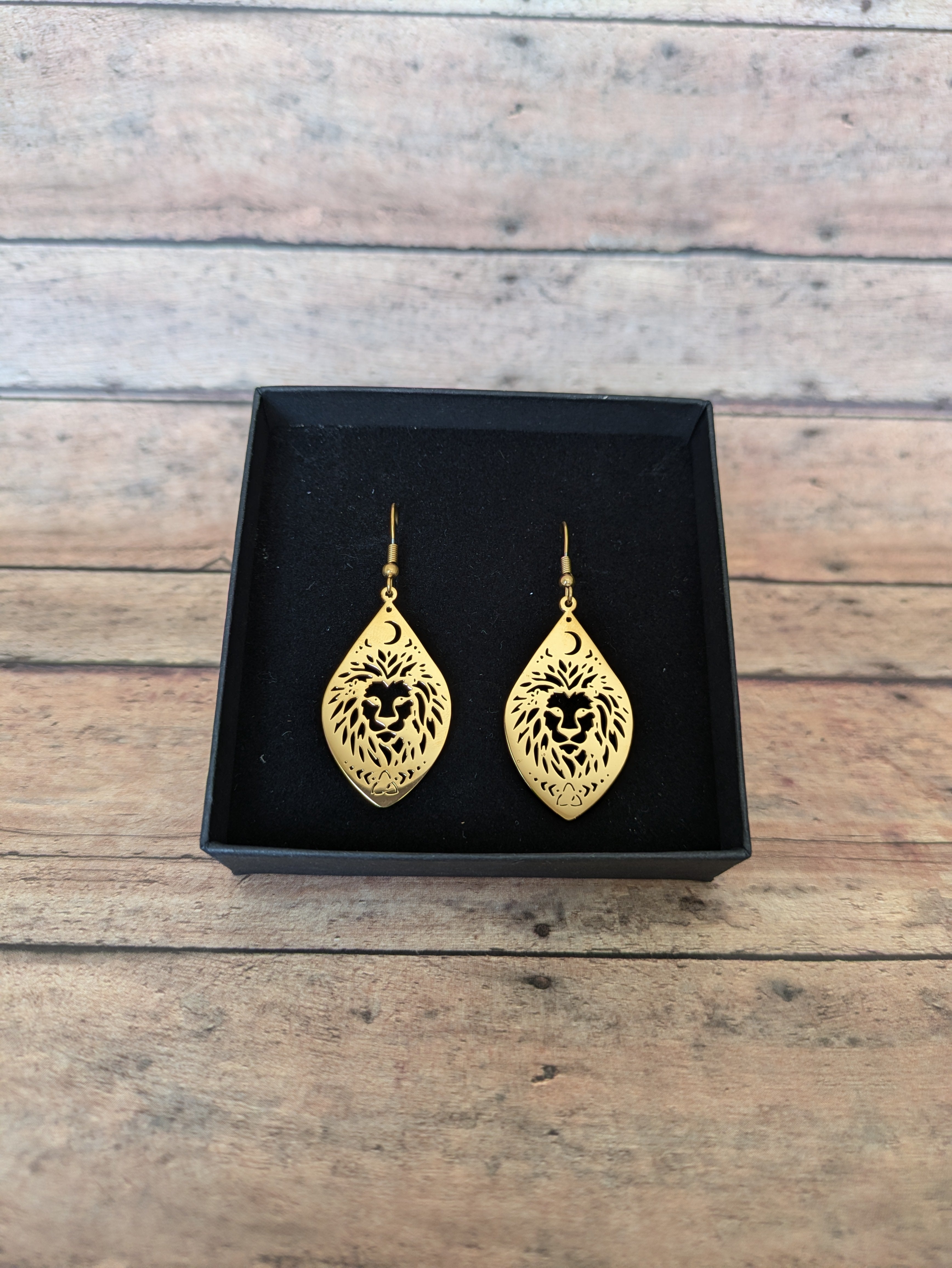 Lion Earrings