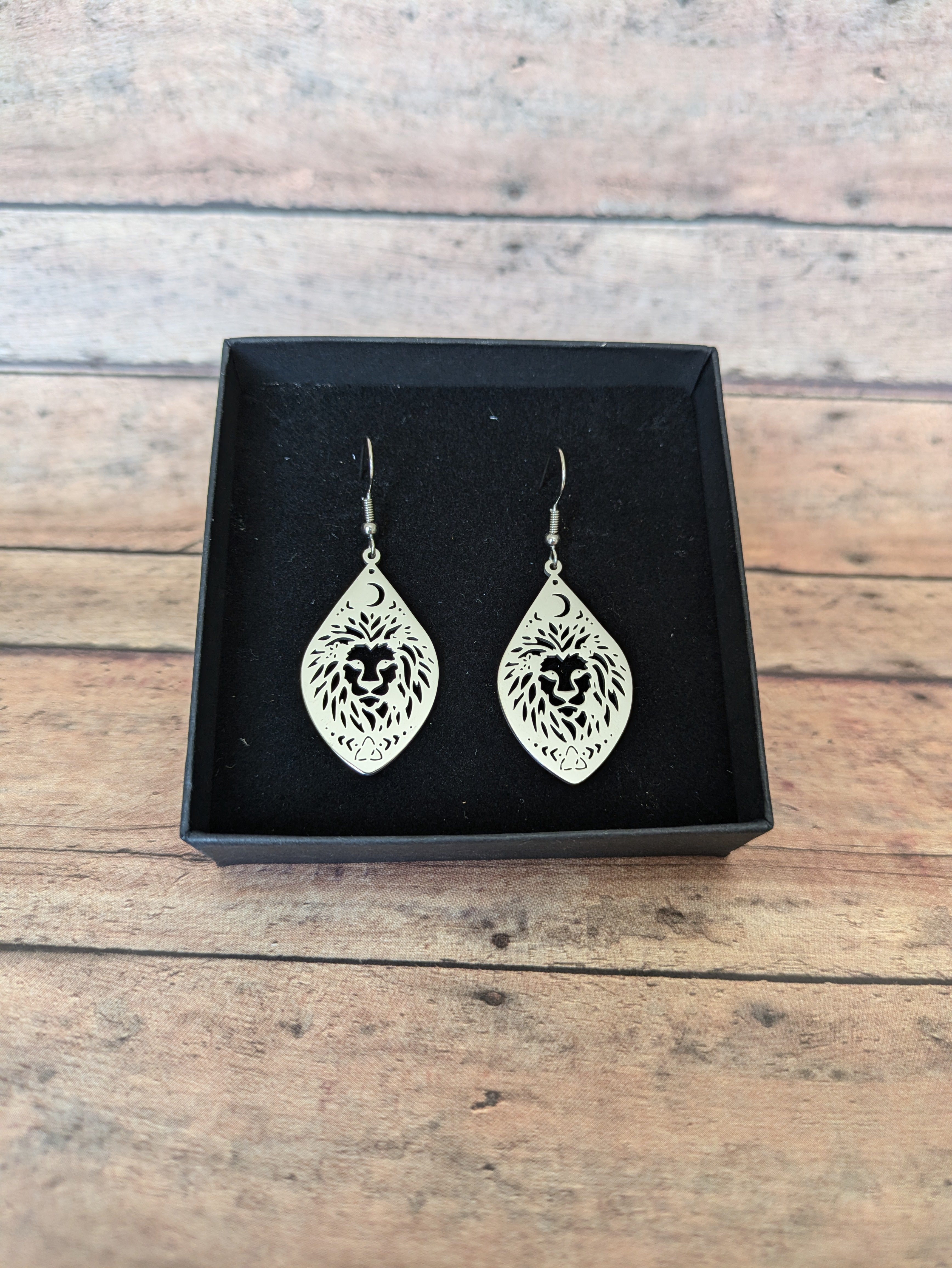 Lion Earrings