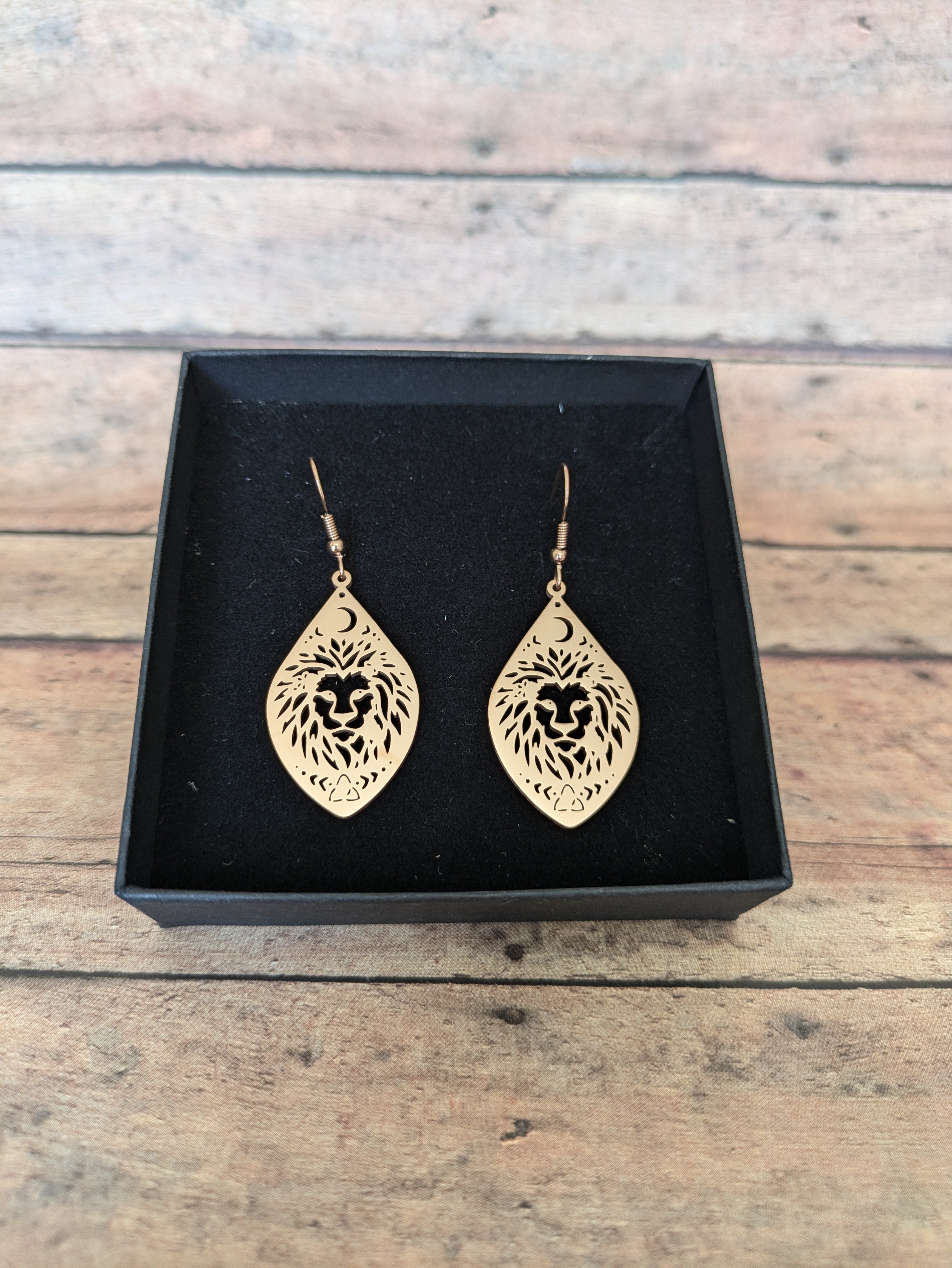 Lion Earrings