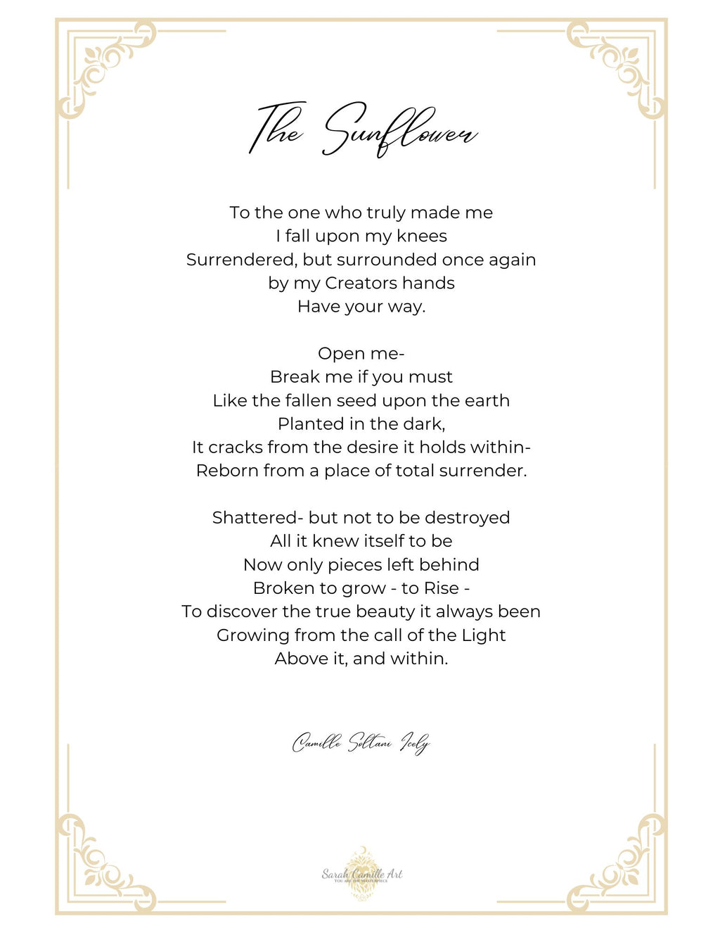 Sunflower (The Call of the Light)