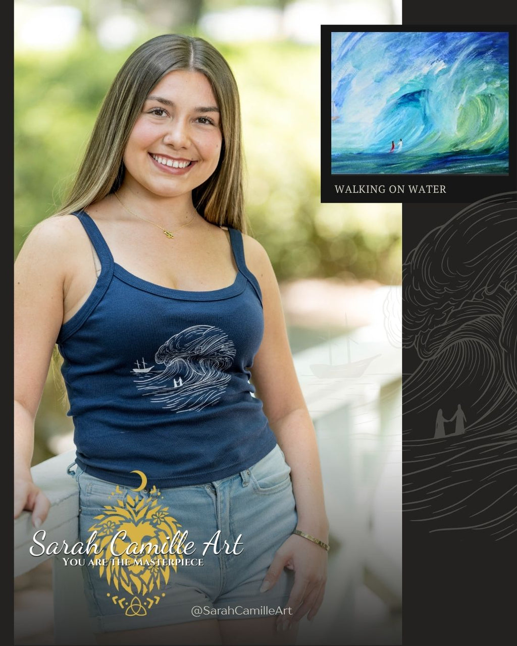 Walking on Water Women's Tank Top