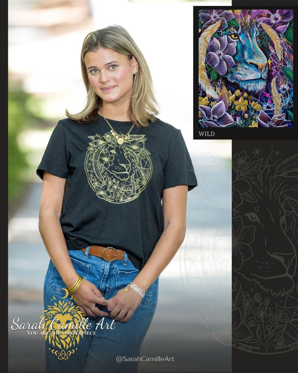Wild - Lion of Judah Organic Cotton T-Shirt