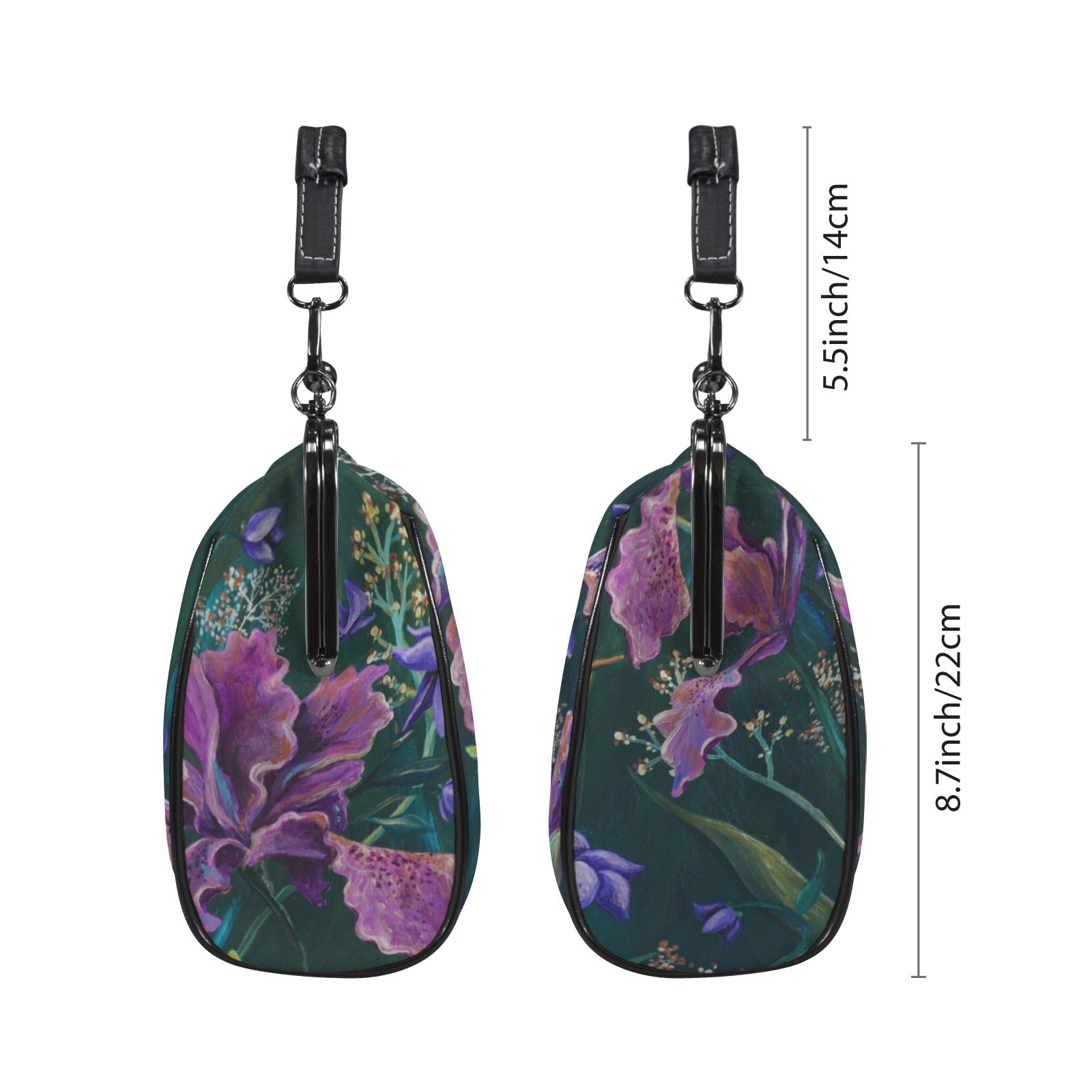 Hummingbird Bag Kisslock Crossbody Shoulder Bag