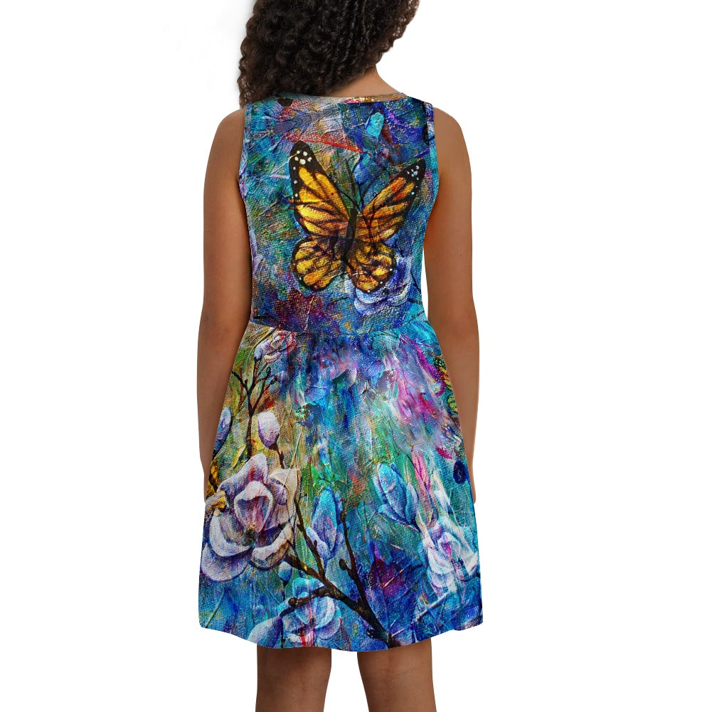 The Behold Collection Kids Twirl Dress with Pockets