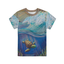 Load image into Gallery viewer, Sea Turtle Kids T Shirt
