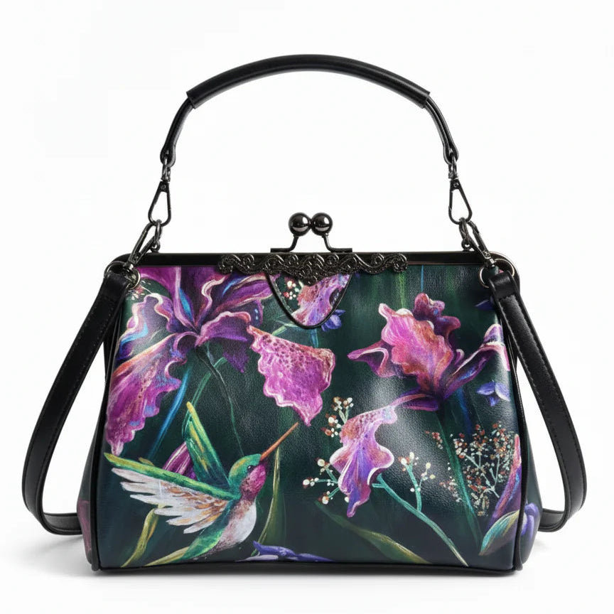 Hummingbird Bag Kisslock Crossbody Shoulder Bag (Model 1752)