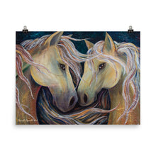 Load image into Gallery viewer, Wild and Free horse fine art poster print
