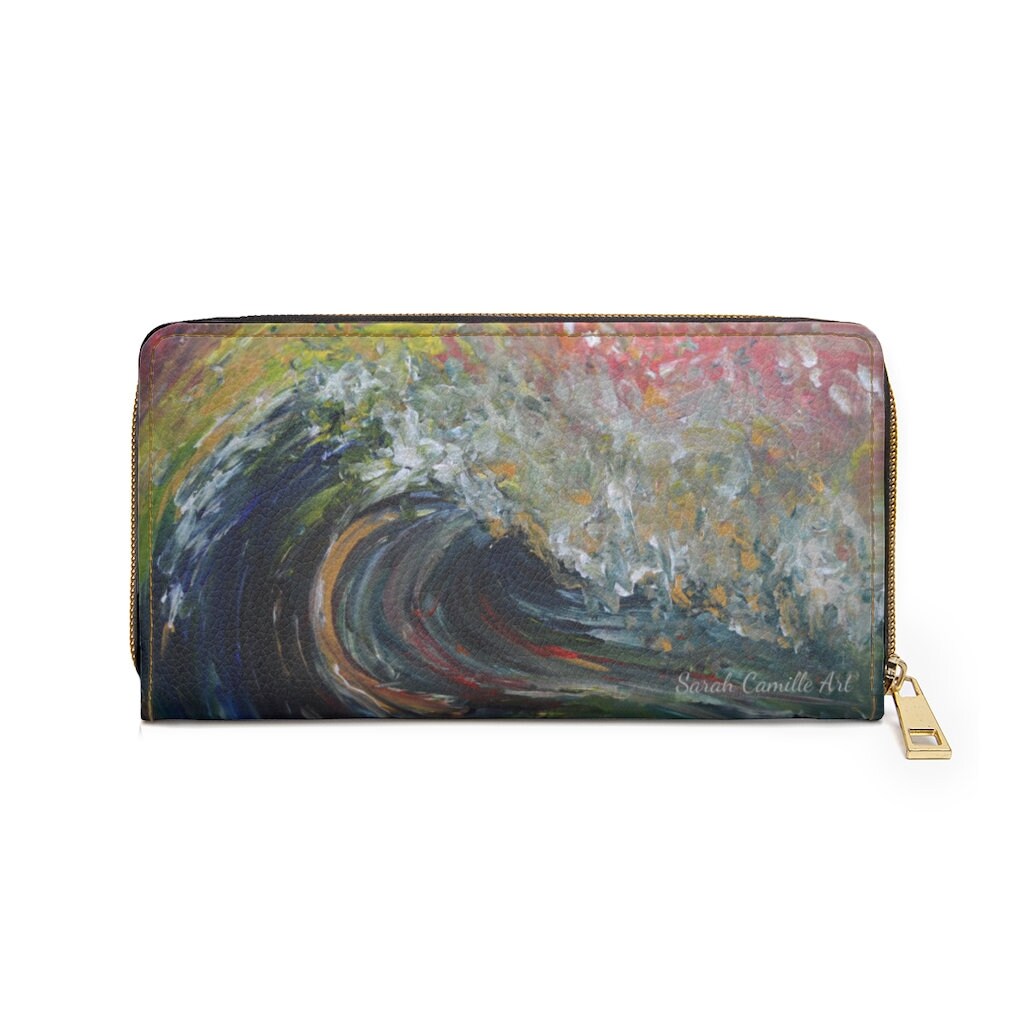 The Wave Zipper Wallet