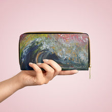 Load image into Gallery viewer, The Wave Zipper Wallet
