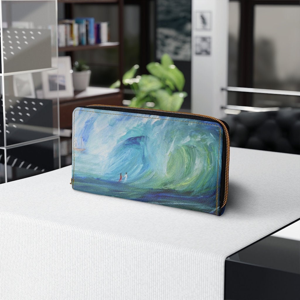 Walking on Water Zipper Wallet