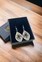 Load image into Gallery viewer, Silver Lion Earrings
