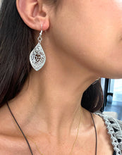 Load image into Gallery viewer, Silver Lion Earrings
