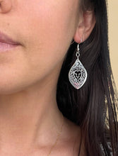 Load image into Gallery viewer, Silver Lion Earrings
