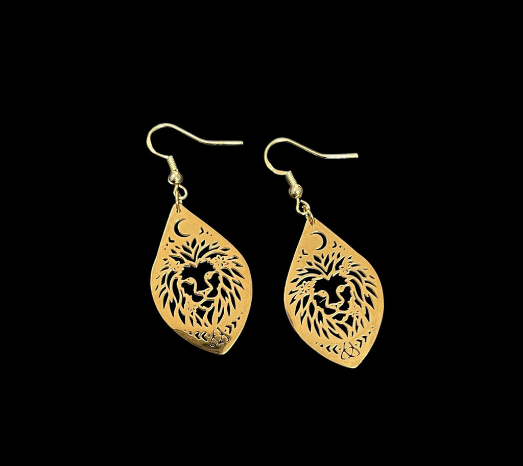 Lion Earrings