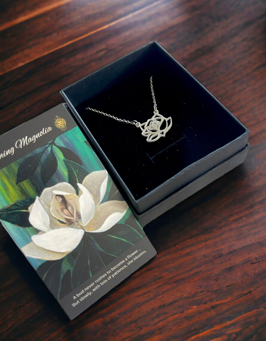 Blooming Magnolia Necklace