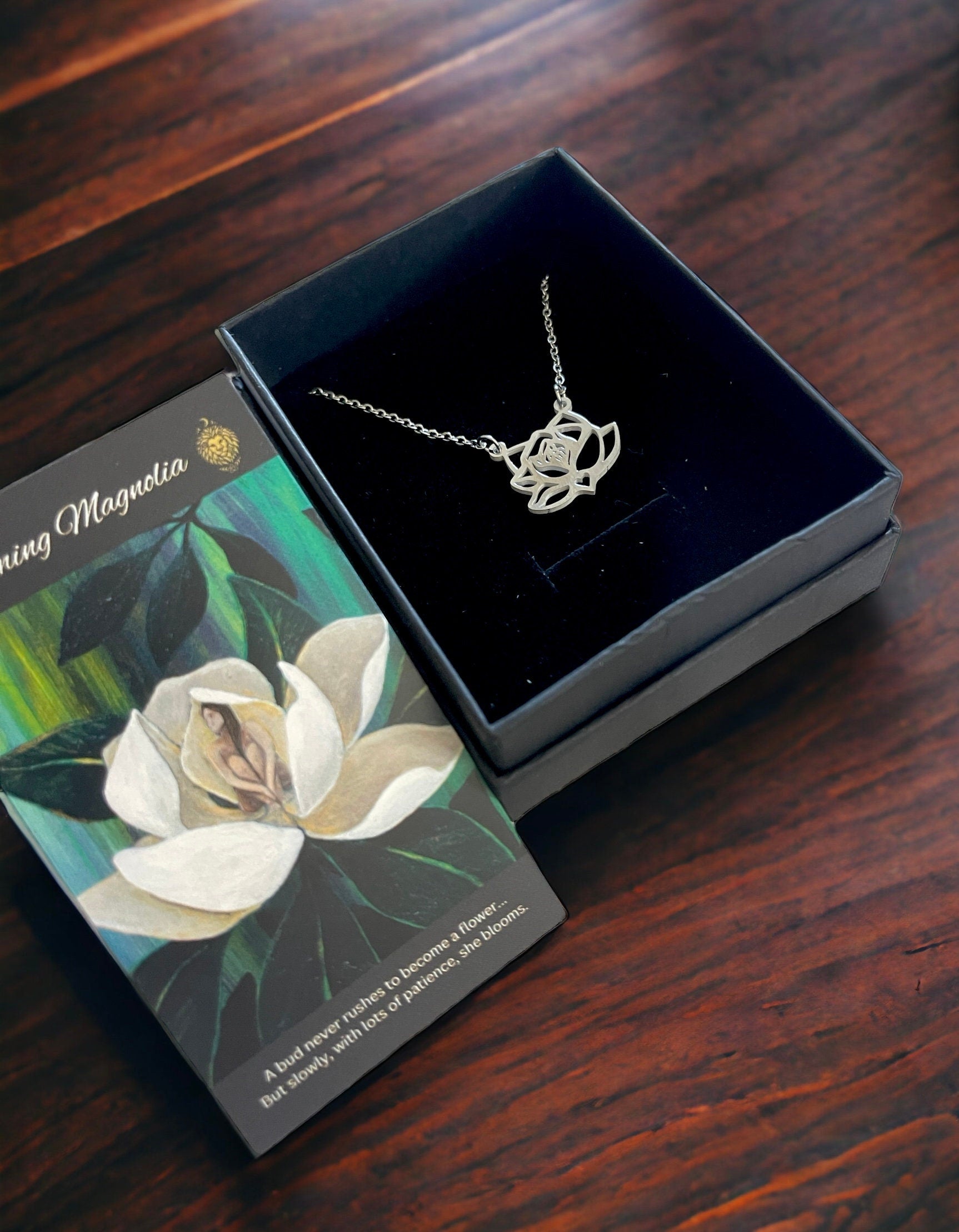 Blooming Magnolia Necklace