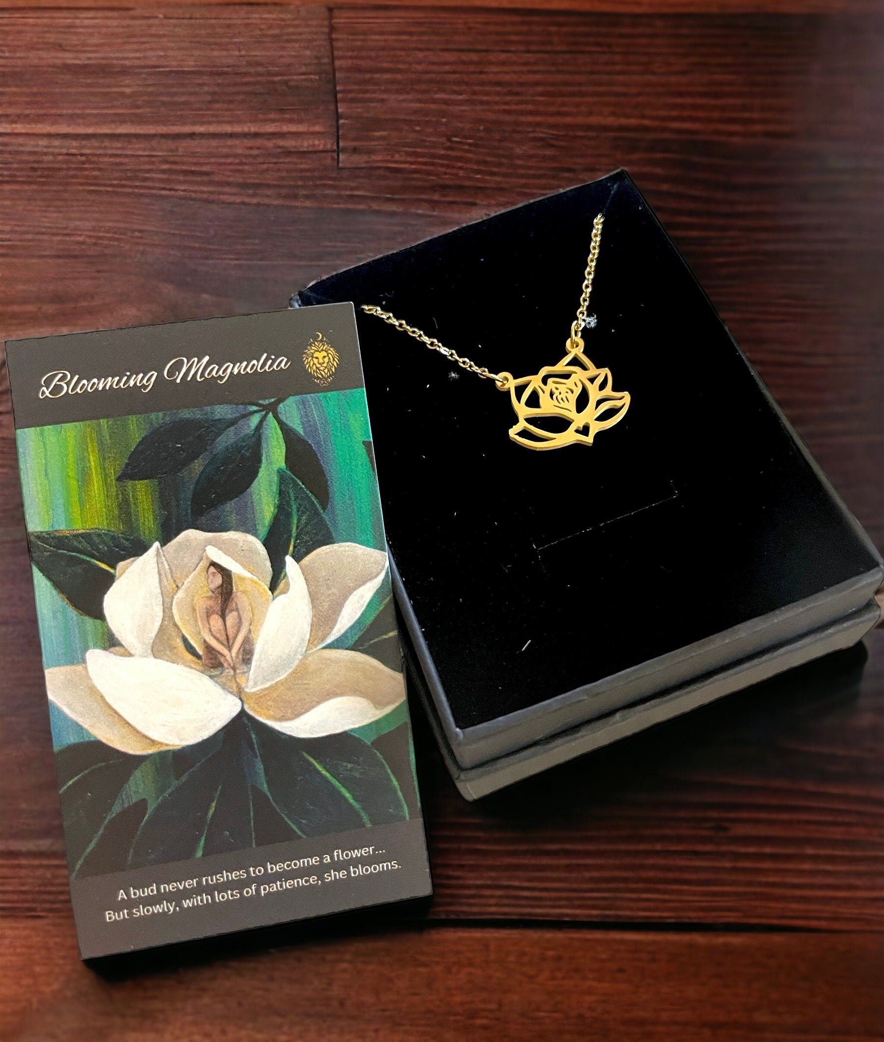 Blooming Magnolia Necklace