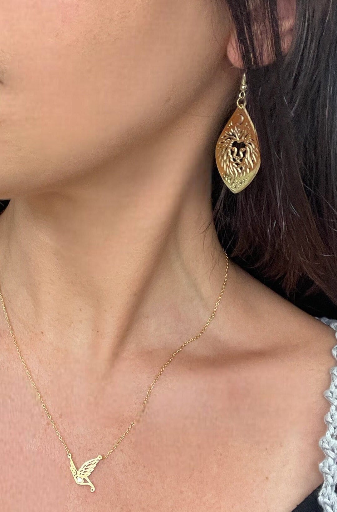 Lion Earrings