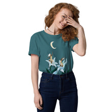 Load image into Gallery viewer, Women&#39;s organic cotton Night Lillies Tee
