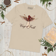 Load image into Gallery viewer, Wings of Faith women&#39;s organic cotton Tee
