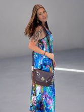 Load image into Gallery viewer, Hand Painted Crossbody Leather Bag
