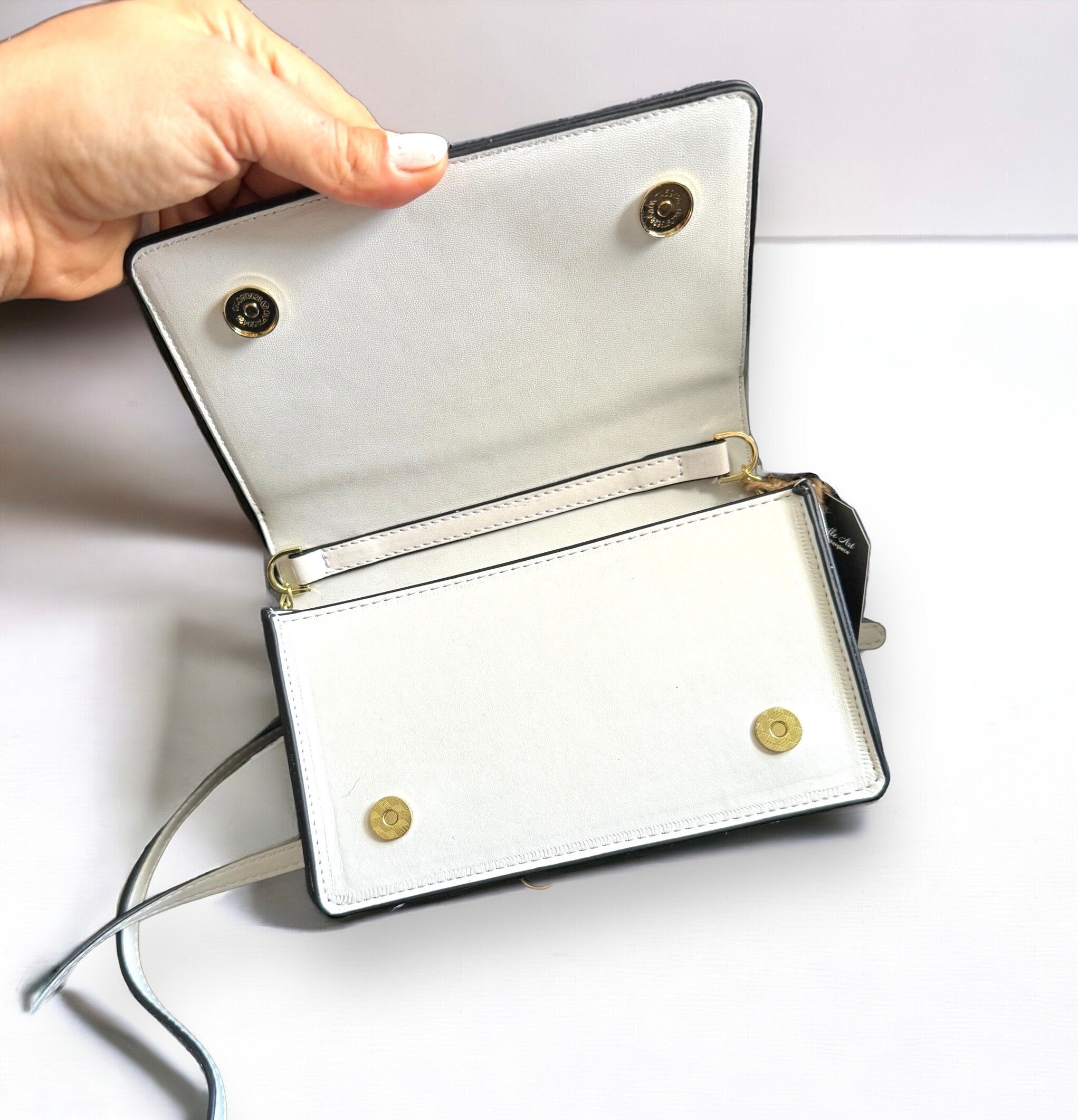 Small chain crossbody bag The Behold Collection by Sarah Camille Art