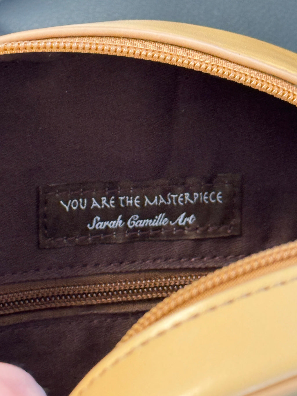 The Little Sea Turtle round crossbody bag