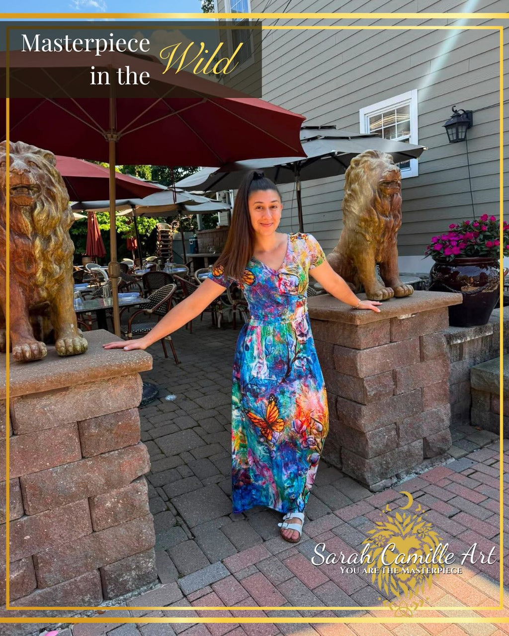 Behold V Neck Maxi Dress with Pockets