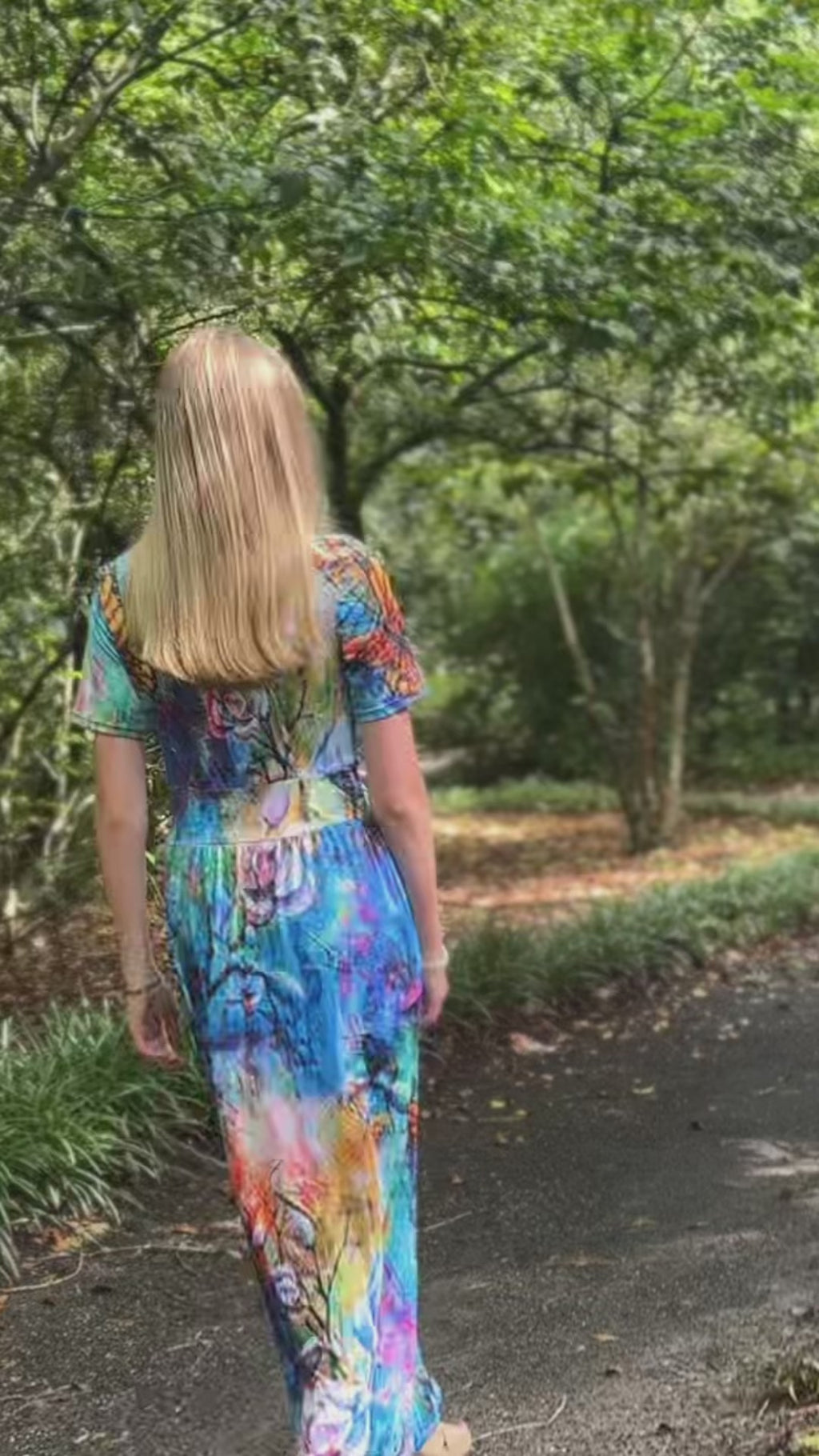 Behold V Neck Maxi Dress with Pockets