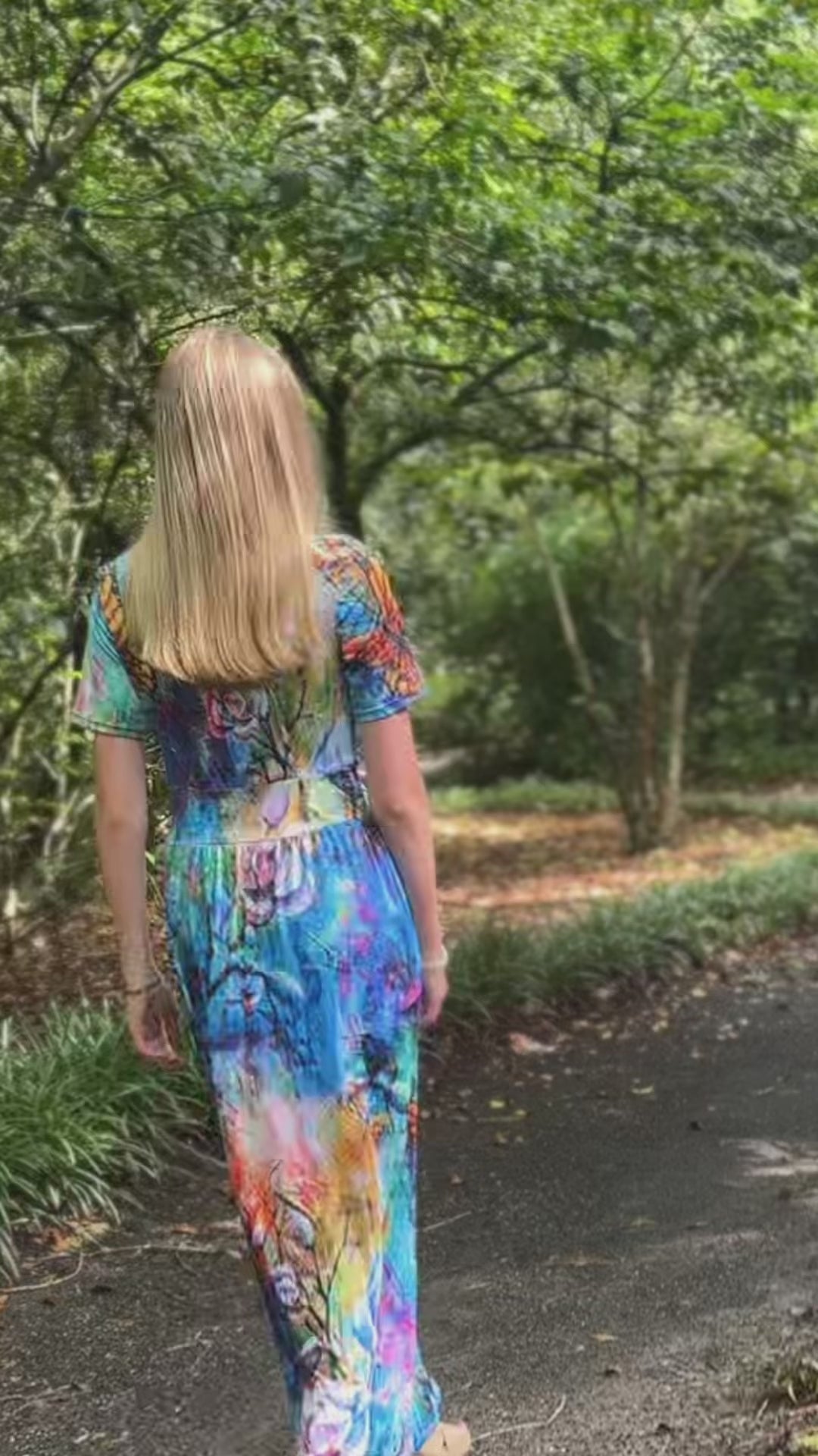 Behold V Neck Maxi Dress with Pockets