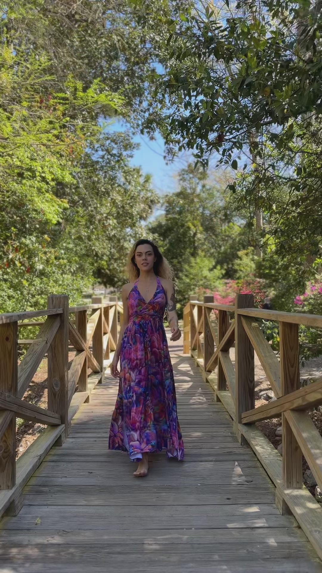 Flourish Bamboo Halter Dress