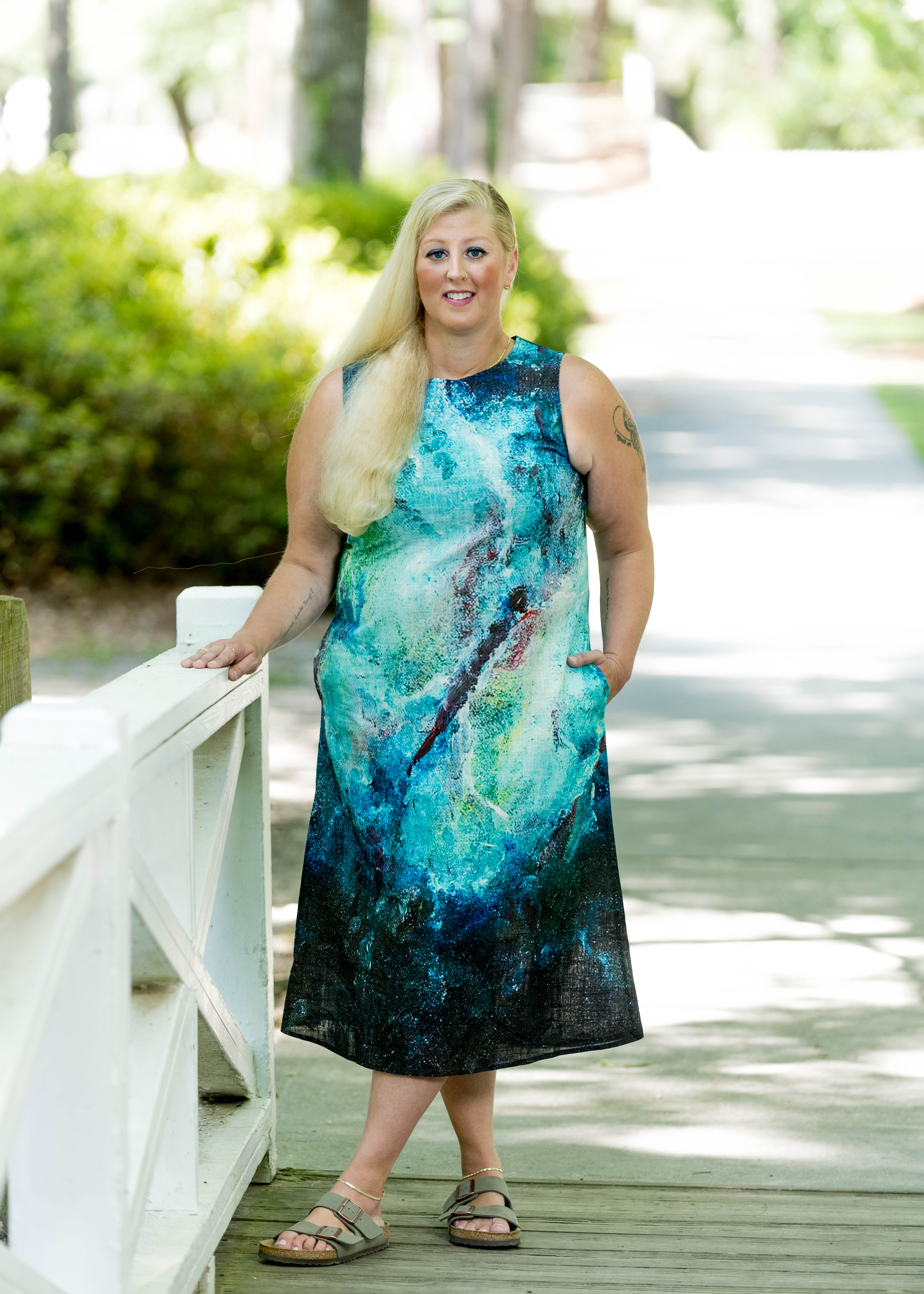 100% Cotton Shift Dress with Pockets (4 Designs)
