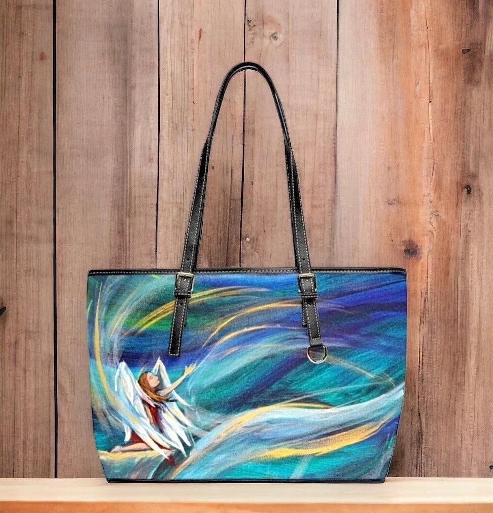 Winds of Change Collection: Vegan Leather Tote Bag